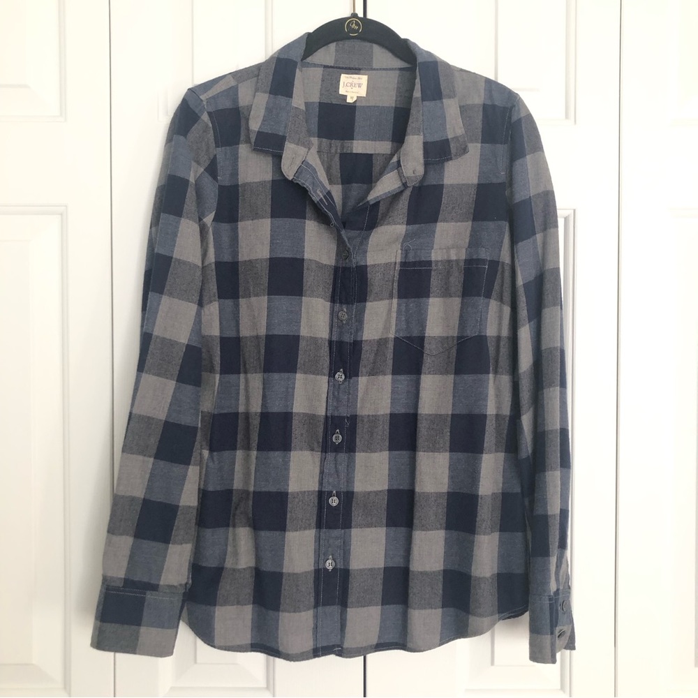 2/$10! J. Crew Buffalo Plaid Flannel Shirt